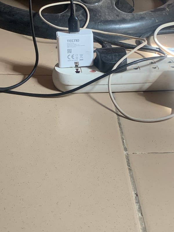 Household items documented in Nigerian home during morning hours