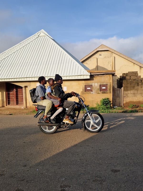 Morning street life in Kabong and Jos, Nigeria