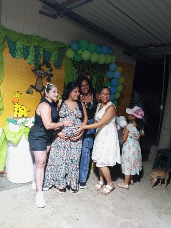 Family celebrations and gatherings documented in evening hours