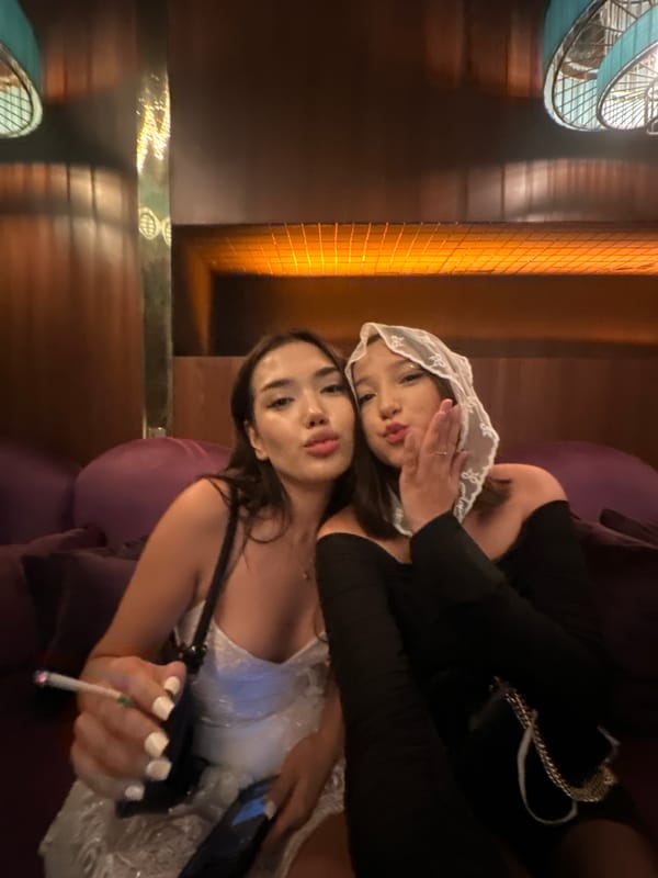 Evening social gathering documented at North Kuta lounge venue