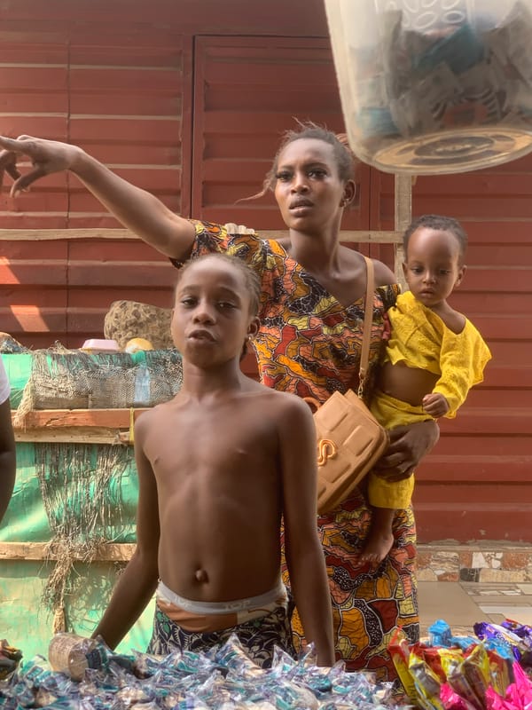 Daily Market Life Documented in Shagamu Nigeria Streets