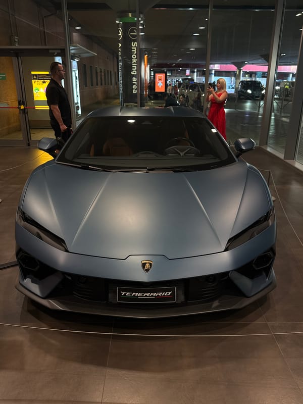 Lamborghini Temerario debut display in Bologna