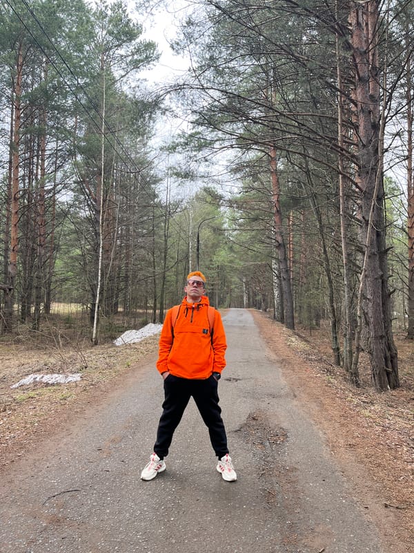 Forest visit documented in Chaikovsky, Russia woods