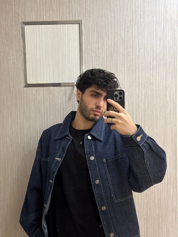 Young man takes bathroom selfies in Yerevan