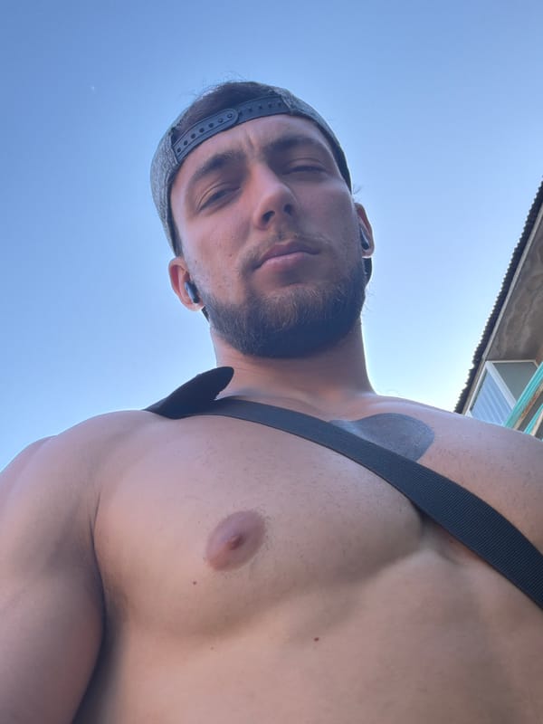 Selfie shots in Tsarevo under a clear Bulgarian sky
