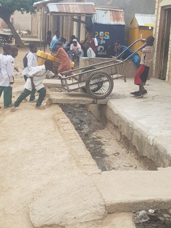 Daily street life captured in Dabawa, Nigeria