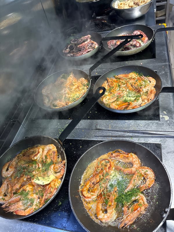 Sofia restaurant serves fresh seafood dishes during morning hours
