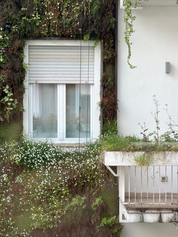 Milan building showcases vertical garden facade with green vegetation