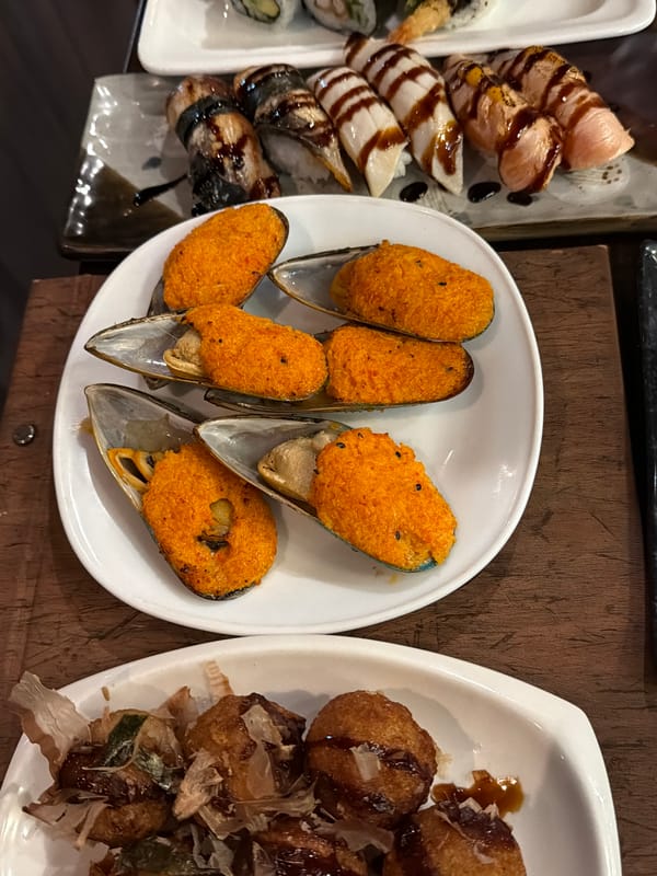 Late-night Japanese dining experience documented in Laval restaurant