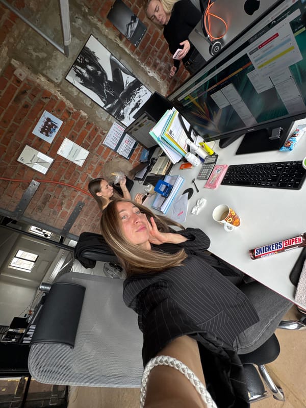 Office workspace documented in Chaikovsky, Russia