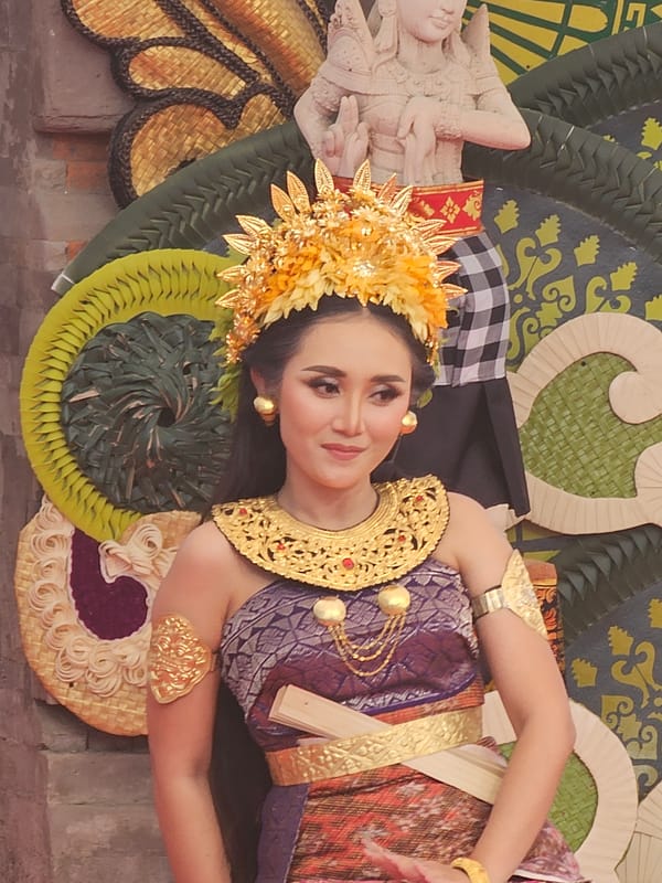Traditional Balinese dance and music performance in Denpasar