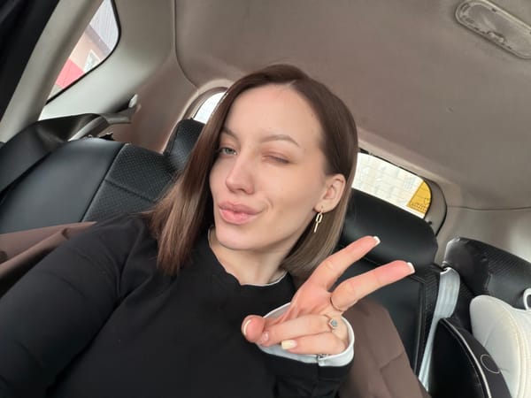 Woman films selfies, children ride scooters on Klin streets