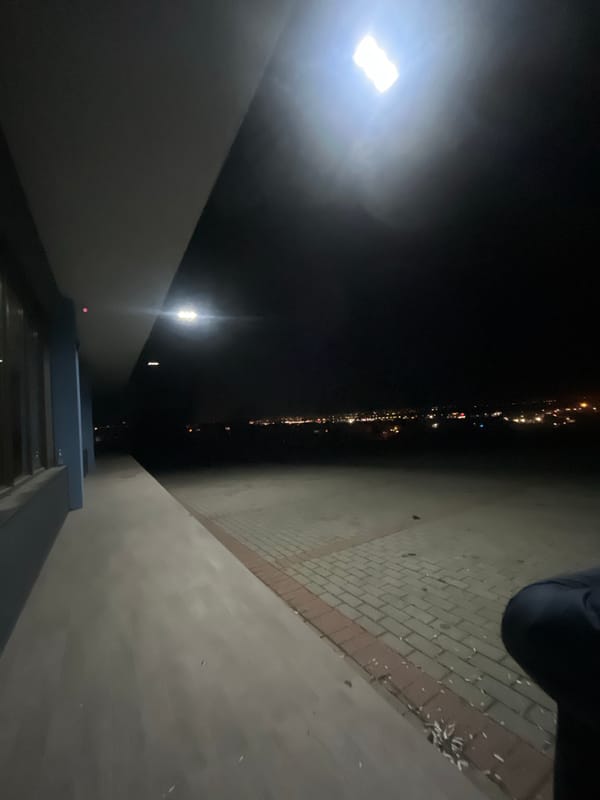 Nighttime urban photography captured in Asenovgrad, Bulgaria