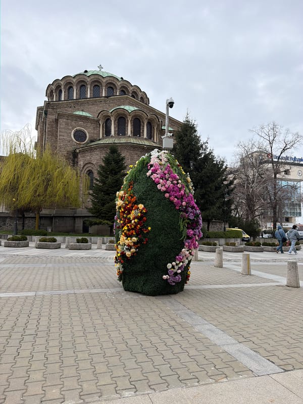 Sofia city center documented during afternoon walkthrough