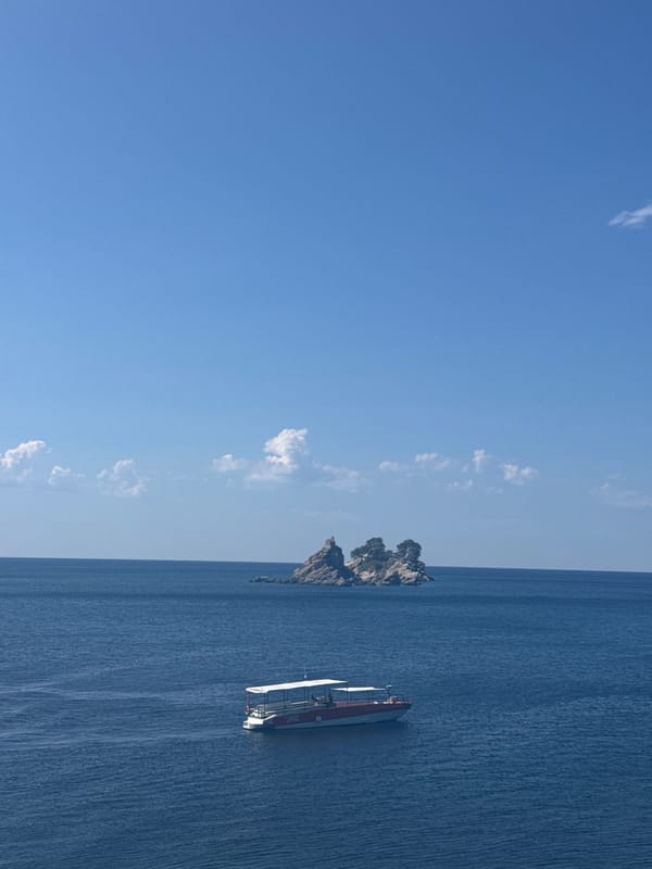 Adriatic coastline views from Donji Katun, Montenegro