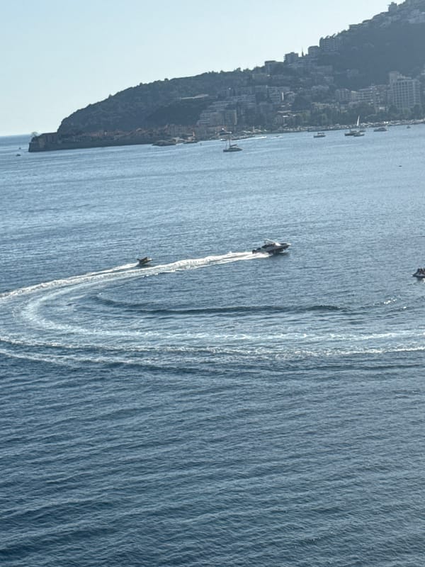 Crowded summer beach day on the Adriatic near Budva