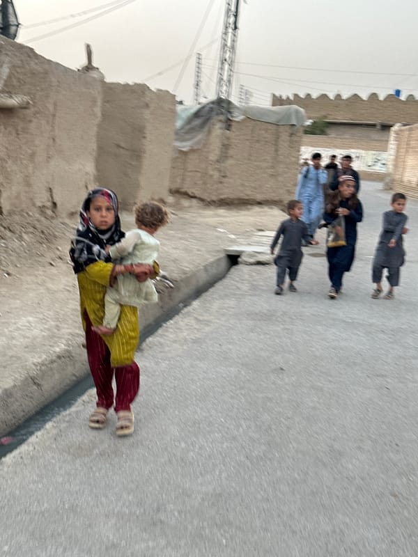 Everyday street life in Quetta's city center, June 2026