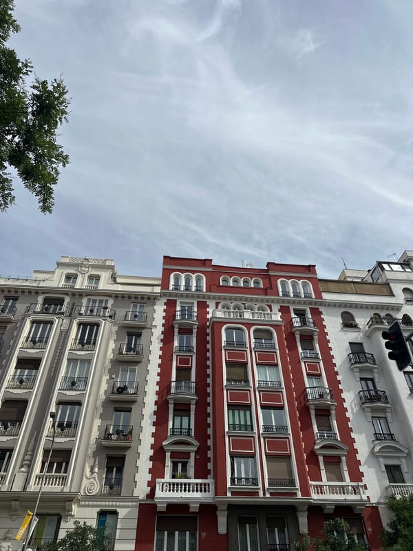 Woman with colorful hair spotted on Madrid street