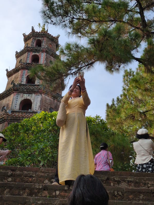 Morning visit to Thiên Mụ Pagoda, Huế, Vietnam