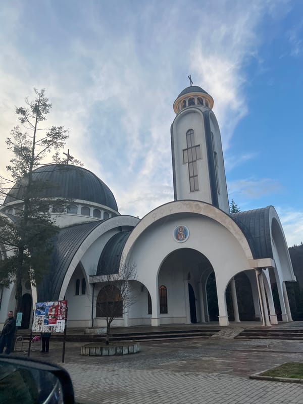 Orthodox church photographed in Smolyan, Bulgaria