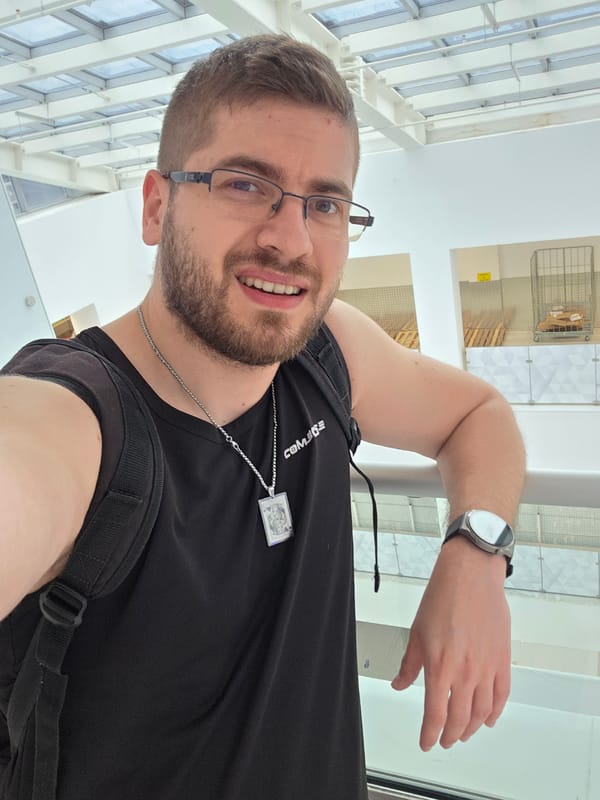 Young man documents afternoon with selfies, drinks in Plovdiv