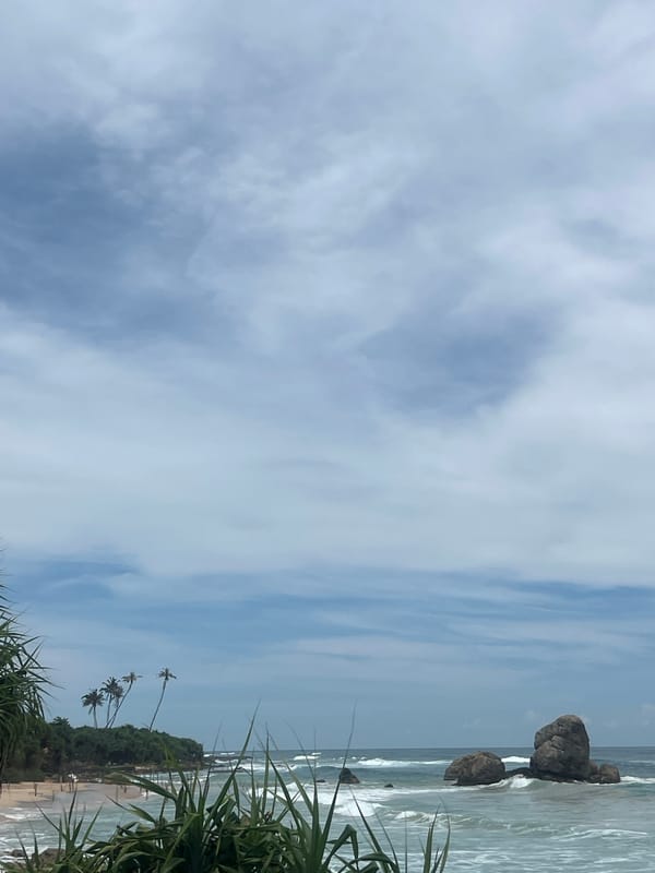 Morning coastal views documented at Kathaluwa beach, Sri Lanka