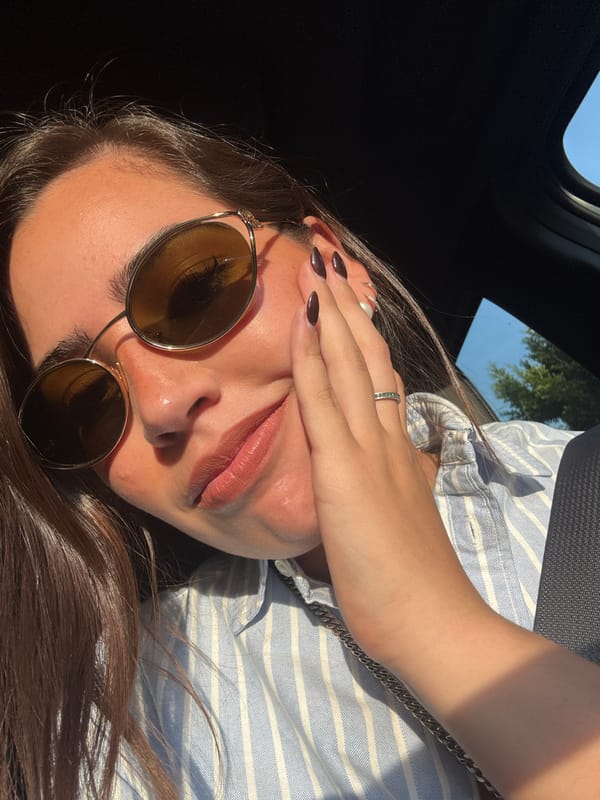 Woman travels through Puebla with dog companion late evening