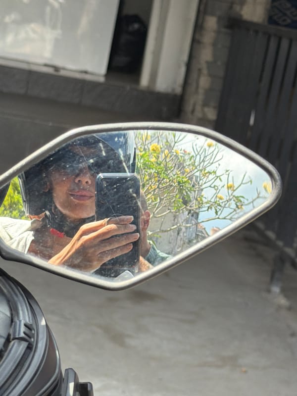 Scooters, selfies, and Bali stickers in Kuta Selatan