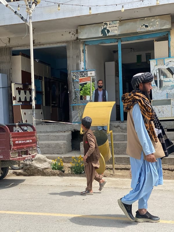 Morning street life captured in Kandahar, Afghanistan