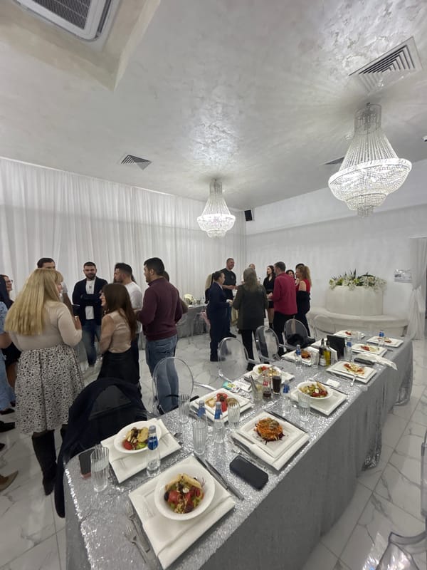Formal celebration with live music held in Plovdiv banquet hall
