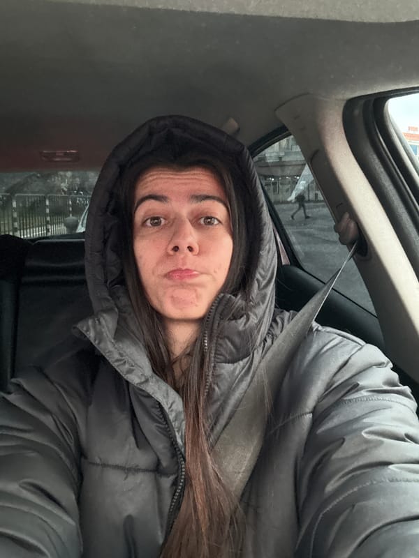 Woman documents visit to volleyball training in Sofia