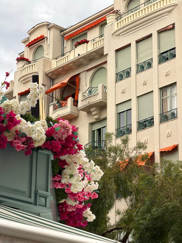 Street architecture documented in Nice, France