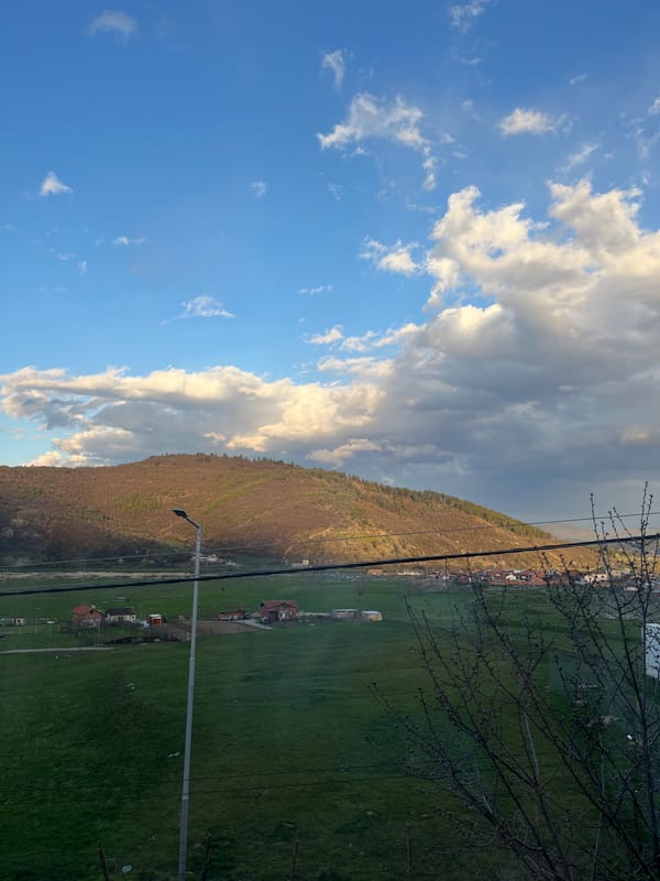 Rural landscape documented in Velingrad, Bulgaria