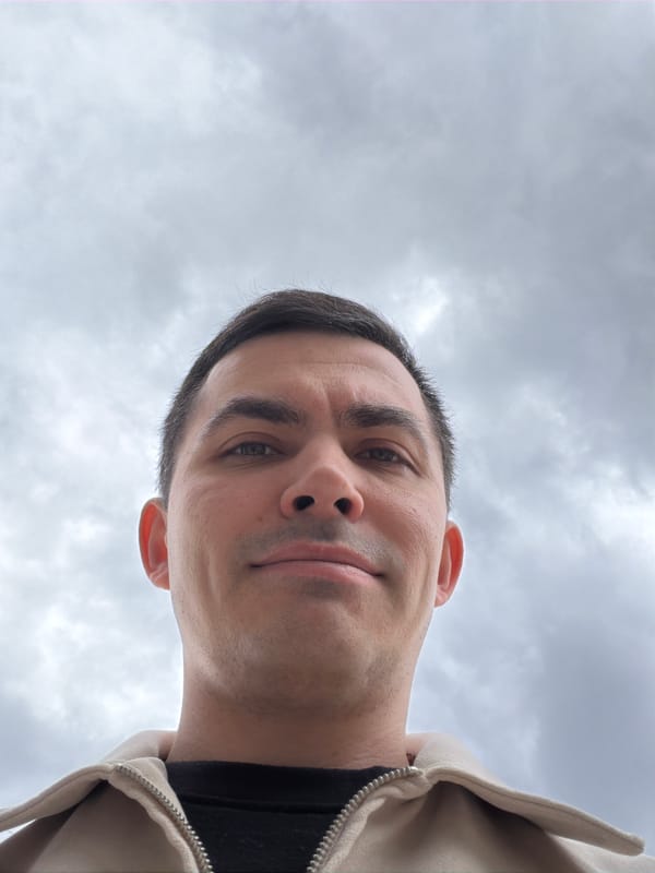 Man visits auto parts store in Izhevsk, Russia