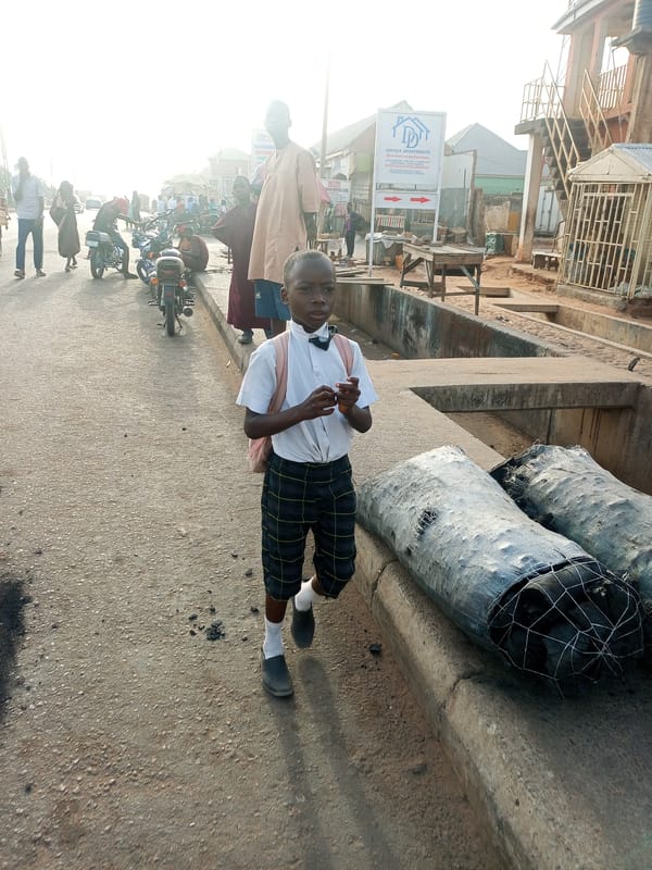 Morning street life documented in Timia, Niger