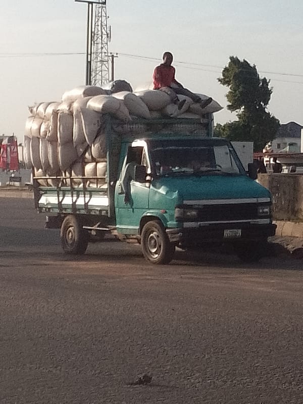 Daily street life documented in Pantame, Nigeria
