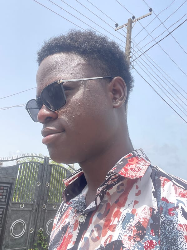 Person in sunglasses photographed multiple times in Badagry
