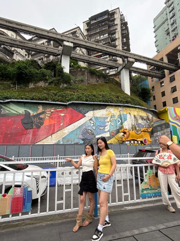 Tourists flock to photograph Chongqing's building-piercing monorail station