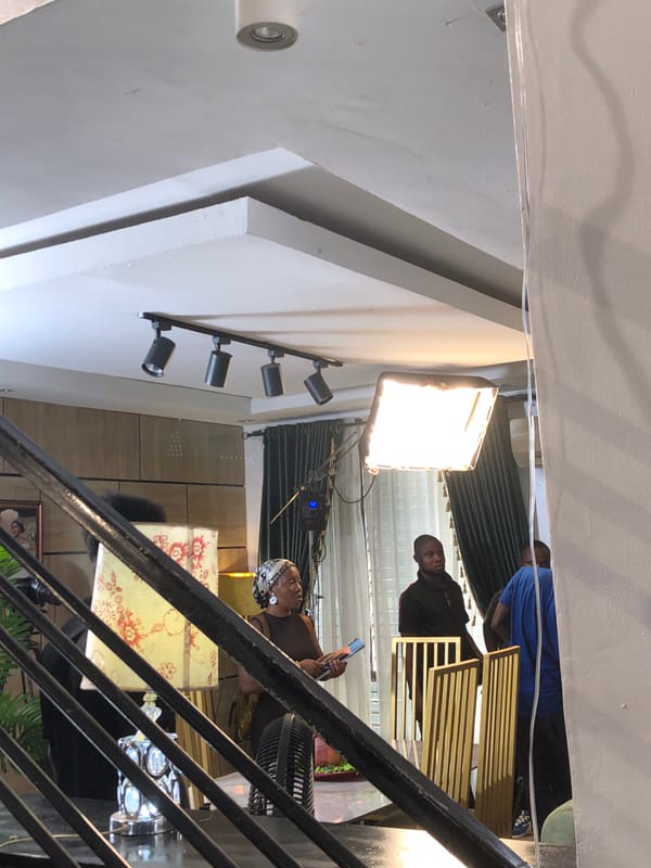 Film Production Documented by Witnesses During Morning Shoot Session