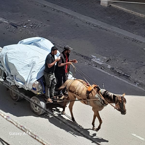 Daily life and destruction side by side in Khan Yunis