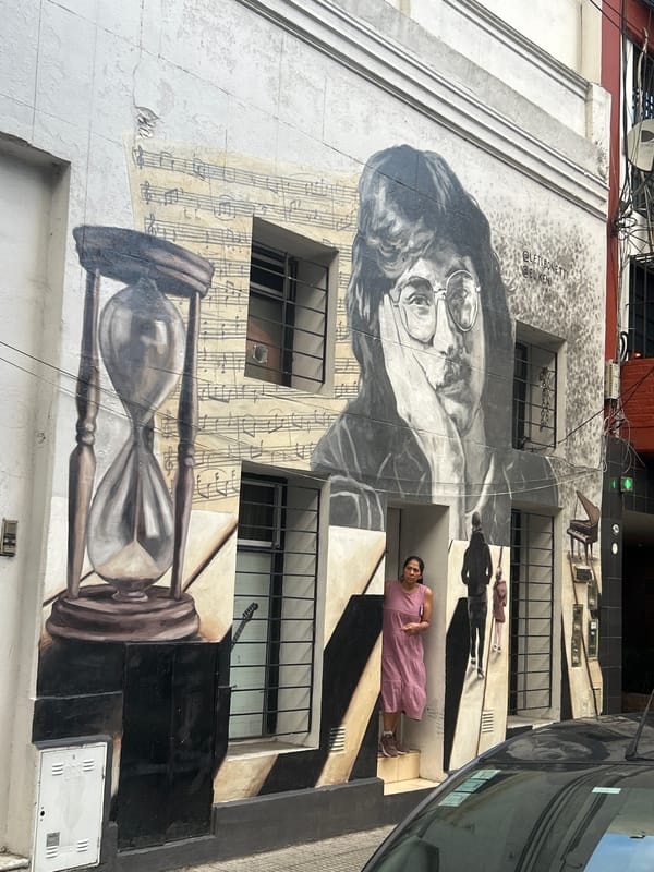 John Lennon mural spotted on Buenos Aires building