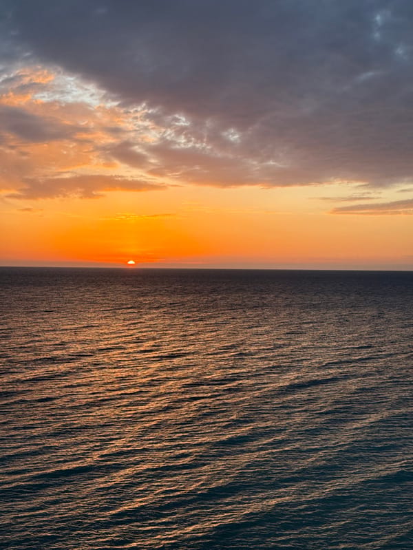 Sunset documented across Anapa's Black Sea coastline and cityscape