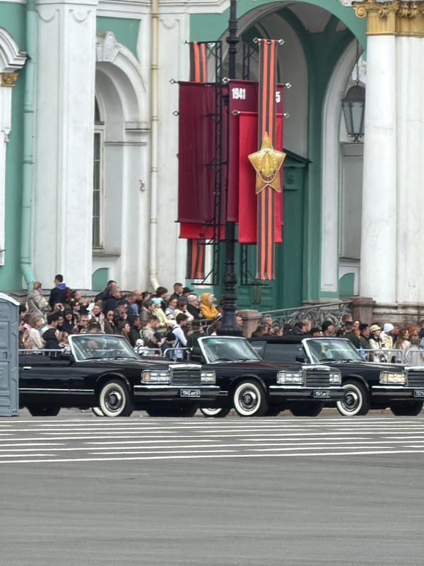 Victory Day military parade held in Saint Petersburg
