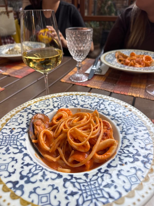 Dinner and a stroll through Sofia's old streets