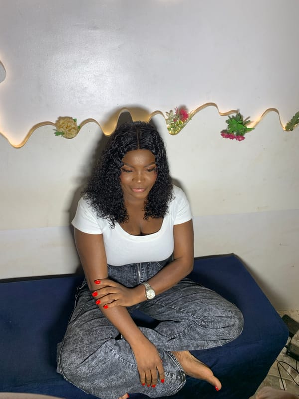 Indoor portrait session in Jos, Nigeria