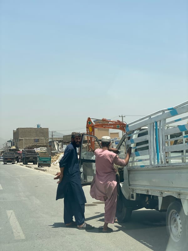 Morning street life and market activity across Kandahar