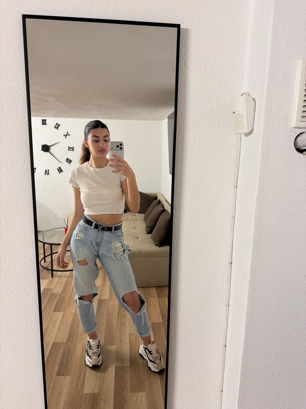 Mirror selfies and casual moments captured in Gabrovo Bulgaria