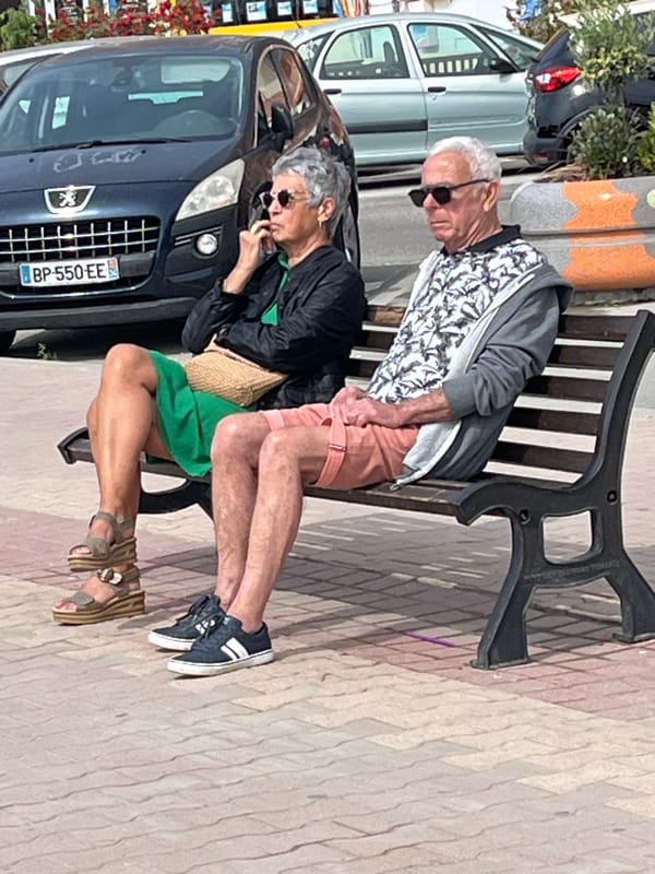 Casual morning moments captured in French coastal town