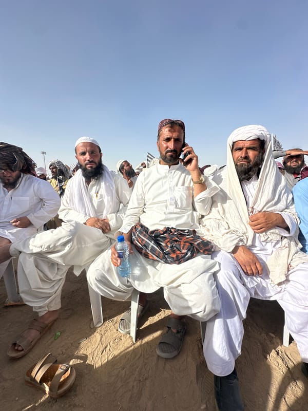 Thousands gather for major outdoor rally in Pishin Pakistan