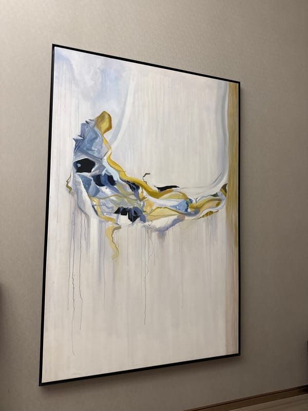 Abstract art exhibition documented in Khimki, Russia